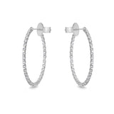 CHHO313_00 Hoops & Huggies Diamond Hoops