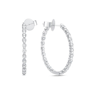 CHHO315_00 Hoops & Huggies Diamond Hoops
