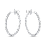CHHO315_00 Hoops & Huggies Diamond Hoops