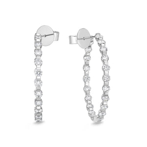 CHHO316_00 Hoops & Huggies Diamond Hoops