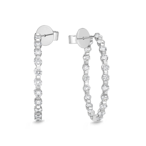 CHHO316_00 Hoops & Huggies Diamond Hoops