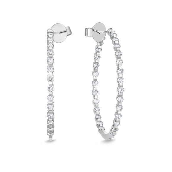 CHHO320_00 Hoops & Huggies Diamond Hoops
