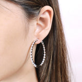 CHHO321_00 Hoops & Huggies Diamond Hoops