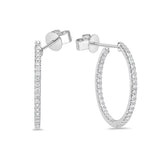 CHHO329_00 Hoops & Huggies Diamond Hoops
