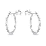 CHHO329_00 Hoops & Huggies Diamond Hoops