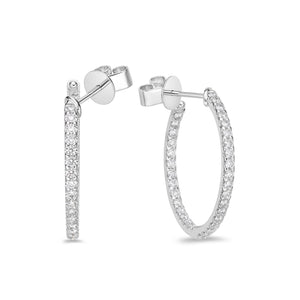 CHHO330_00 Hoops & Huggies Diamond Hoops