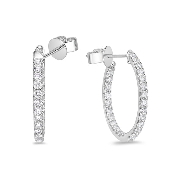 CHHO331_00 Hoops & Huggies Diamond Hoops