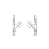 CHHO332_00 Hoops & Huggies Diamond Hoops