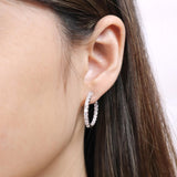 CHHO332_00 Hoops & Huggies Diamond Hoops