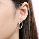 CHHO333_00 Hoops & Huggies Diamond Hoops