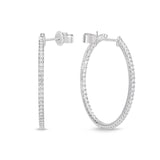 CHHO335_00 Hoops & Huggies Diamond Hoops