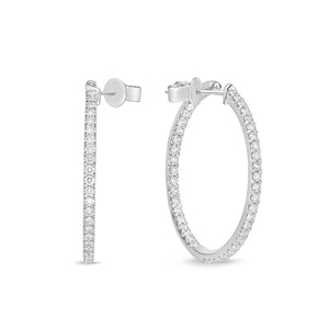 CHHO336_00 Hoops & Huggies Diamond Hoops