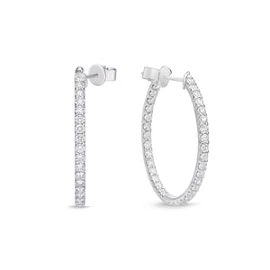 CHHO337_00 Hoops & Huggies Diamond Hoops