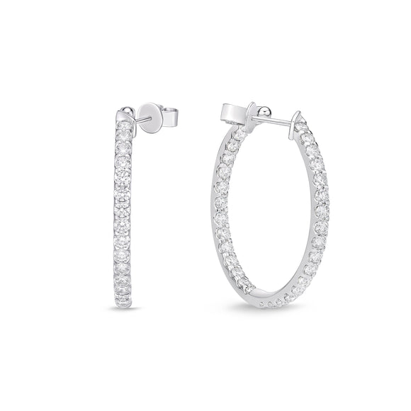 CHHO338_00 Hoops & Huggies Diamond Hoops