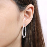 CHHO338_00 Hoops & Huggies Diamond Hoops