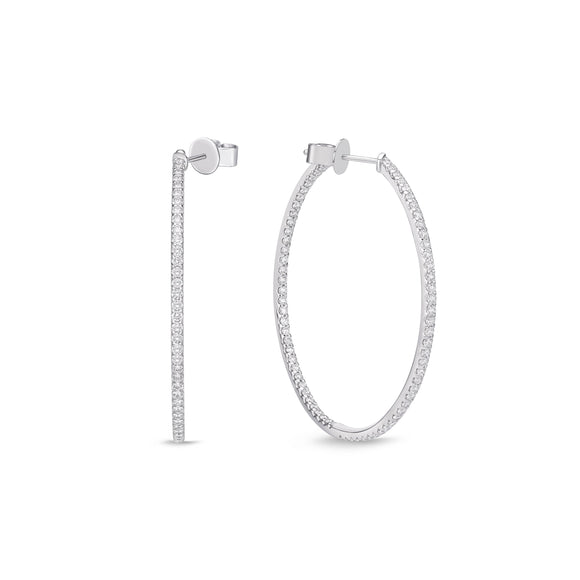 CHHO339_00 Hoops & Huggies Diamond Hoops