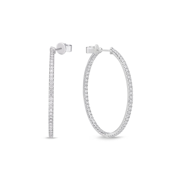 CHHO340_00 Hoops & Huggies Diamond Hoops