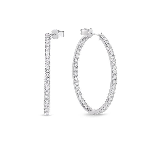 CHHO342_00 Hoops & Huggies Diamond Hoops