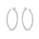 CHHO342_00 Hoops & Huggies Diamond Hoops