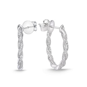 CHHO382_00 Hoops & Huggies Diamond Hoops