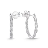 CHHO382_00 Hoops & Huggies Diamond Hoops