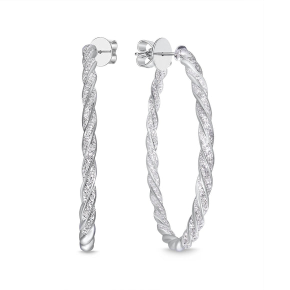 CHHO384_00 Hoops & Huggies Diamond Hoops