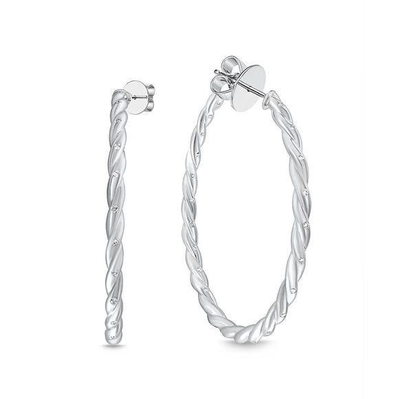 CHHO385_00 Hoops & Huggies Diamond Hoops