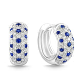 CHHO392_SB Hoops & Huggies Sapphire Hugs