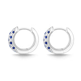 CHHO392_SB Hoops & Huggies Sapphire Hugs