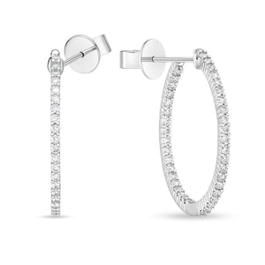 CHHO438_00 Hoops & Huggies Diamond Hoops