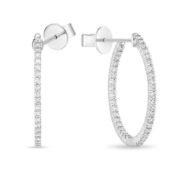 CHHO438_00 Hoops & Huggies Diamond Hoops