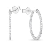 CHHO438_00 Hoops & Huggies Diamond Hoops