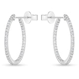 CHHO438_00 Hoops & Huggies Diamond Hoops