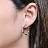CHHO438_00 Hoops & Huggies Diamond Hoops
