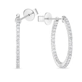 CHHO439_00 Hoops & Huggies Diamond Hoops