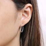 CHHO439_00 Hoops & Huggies Diamond Hoops