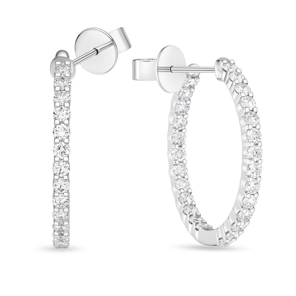 CHHO440_00 Hoops & Huggies Diamond Hoops