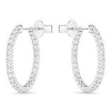 CHHO440_00 Hoops & Huggies Diamond Hoops