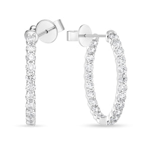CHHO441_00 Hoops & Huggies Diamond Hoops