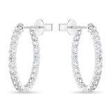 CHHO441_00 Hoops & Huggies Diamond Hoops
