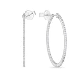 CHHO442_00 Hoops & Huggies Diamond Hoops