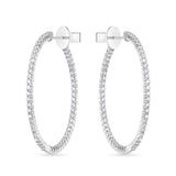 CHHO443_00 Hoops & Huggies Diamond Hoops