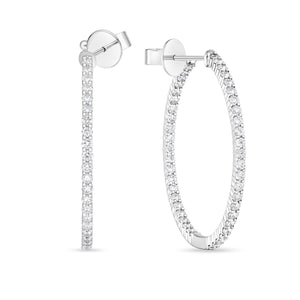 CHHO444_00 Hoops & Huggies Diamond Hoops