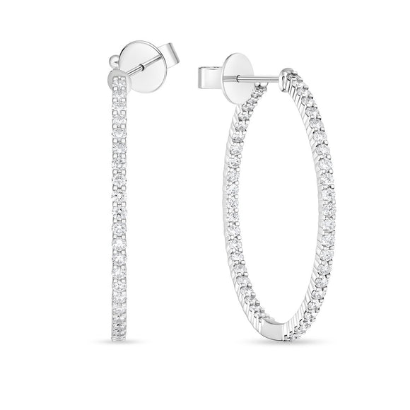 CHHO444_00 Hoops & Huggies Diamond Hoops