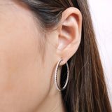 CHHO444_00 Hoops & Huggies Diamond Hoops