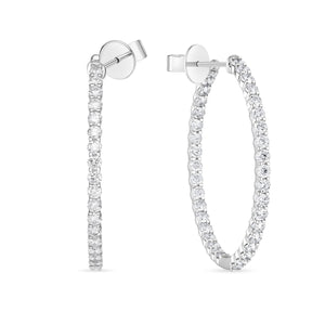 CHHO445_00 Hoops & Huggies Diamond Hoops