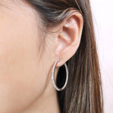 CHHO445_00 Hoops & Huggies Diamond Hoops