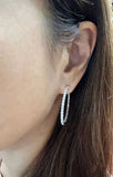 CHHO445_00 Hoops & Huggies Diamond Hoops