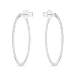 CHHO446_00 Hoops & Huggies Diamond Hoops