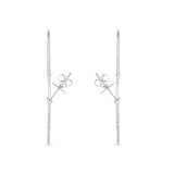 CHHO446_00 Hoops & Huggies Diamond Hoops